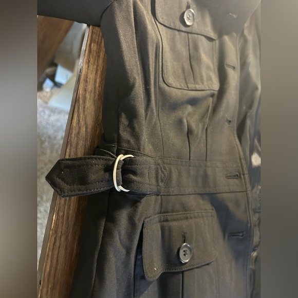 International Concepts Black Jacket with belt size 2 (size small in women’s) - Picture 5 of 7